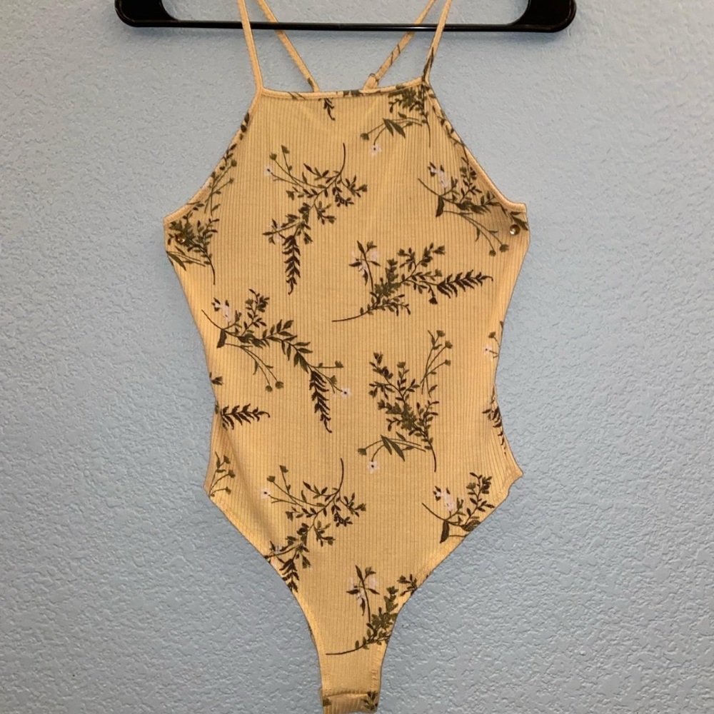 Brandy Melville Yellow Bodysuit